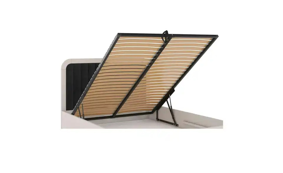 Massivholzbett Modena, Detailansicht