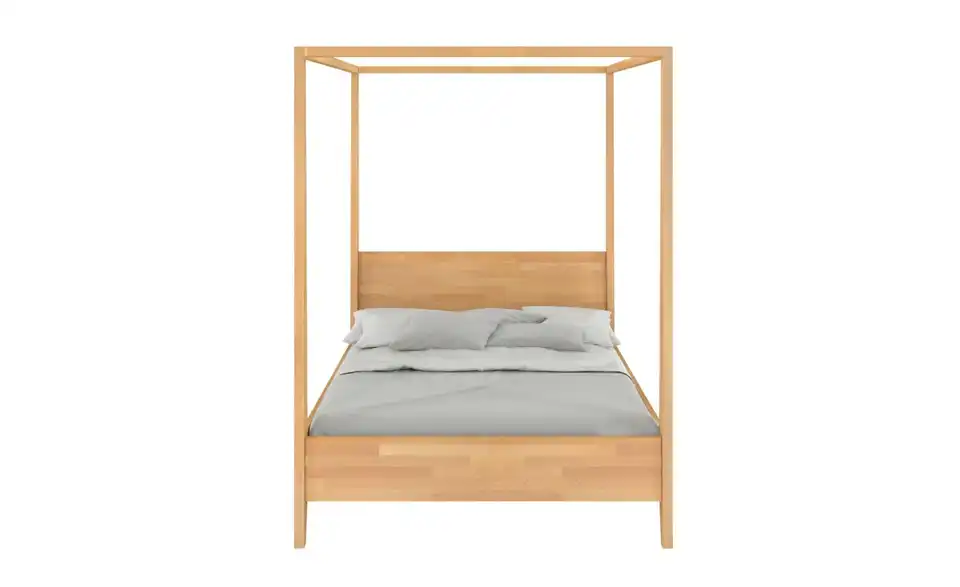 Himmelbett Canopy aus Massivholz, Frontansicht