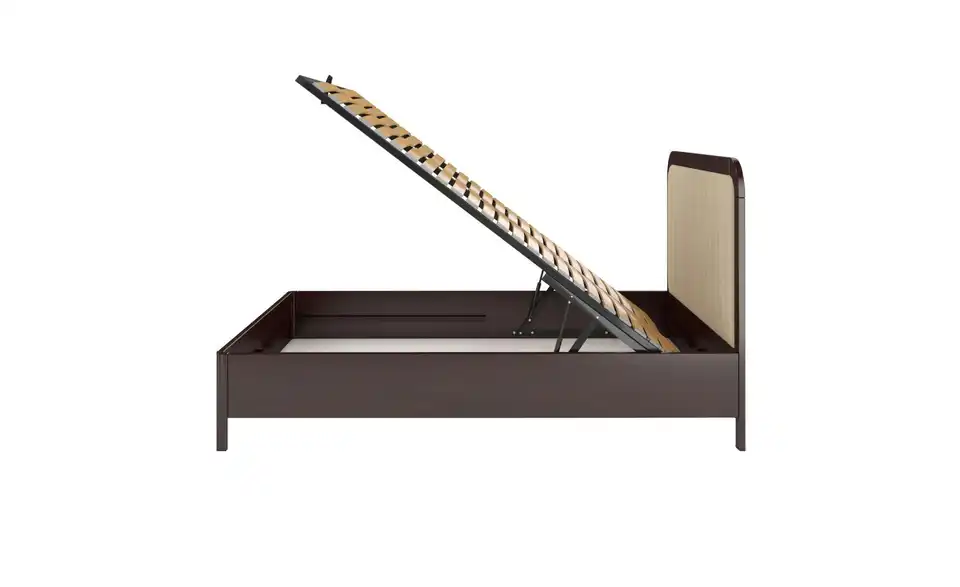 Massivholzbett Modena, Profilansicht