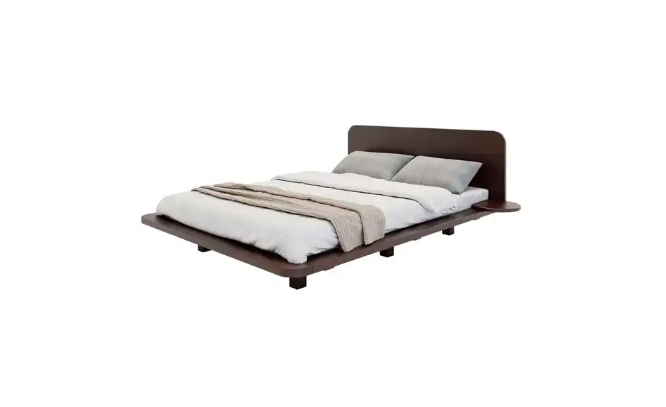 Massivholzbett Wenge 140x200, Perspektive