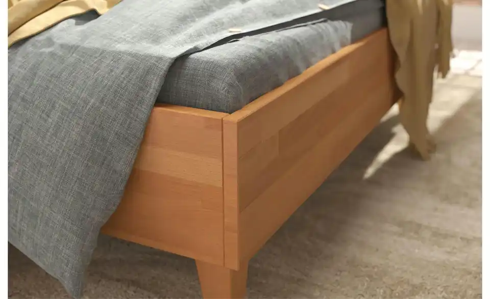 Massivholzbett Frida Buche, Detailansicht