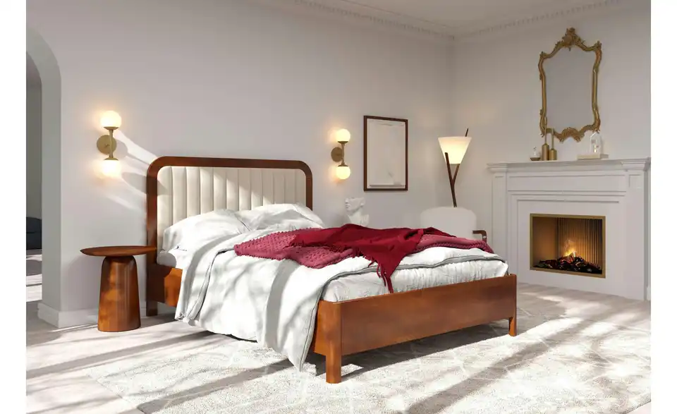 Massivholzbett Modena, in Wohnsituation
