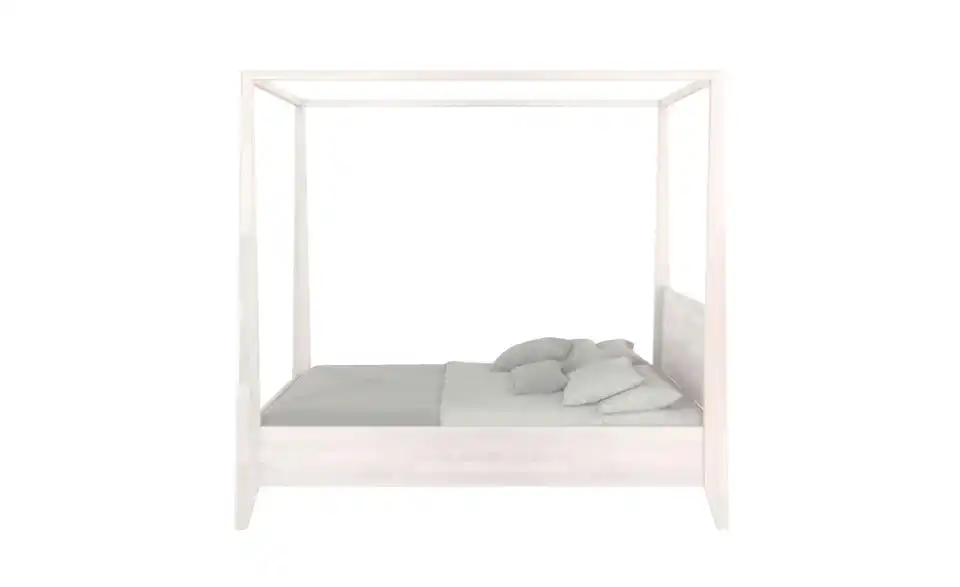 Himmelbett Canopy aus Massivholz, Profilansicht