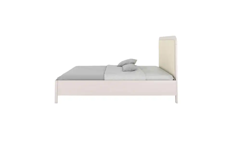 Massivholzbett Modena, Profilansicht