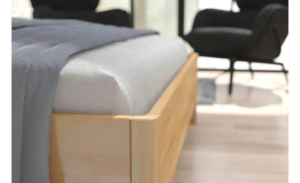 Massivholzbett Modena, Detailansicht