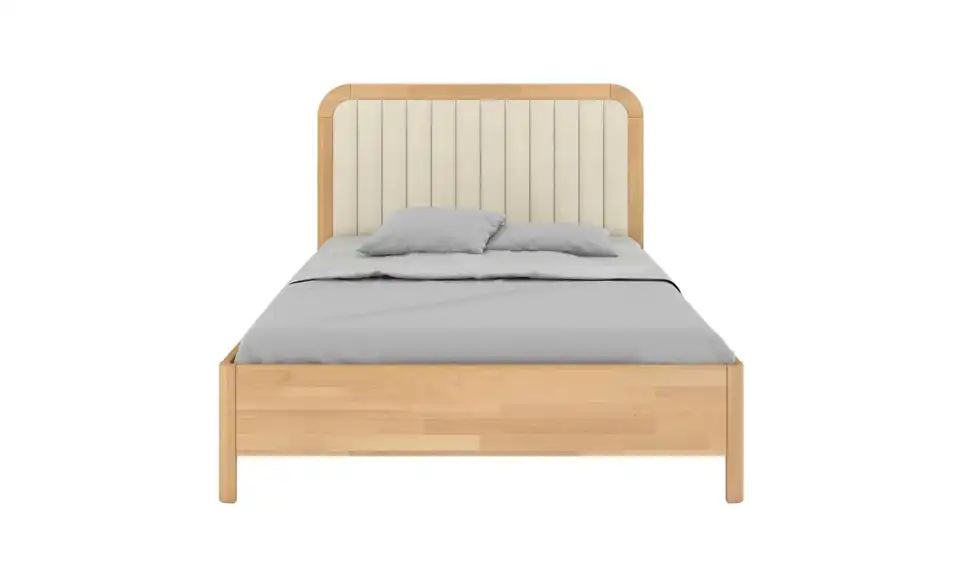 Massivholzbett Modena, Frontansicht