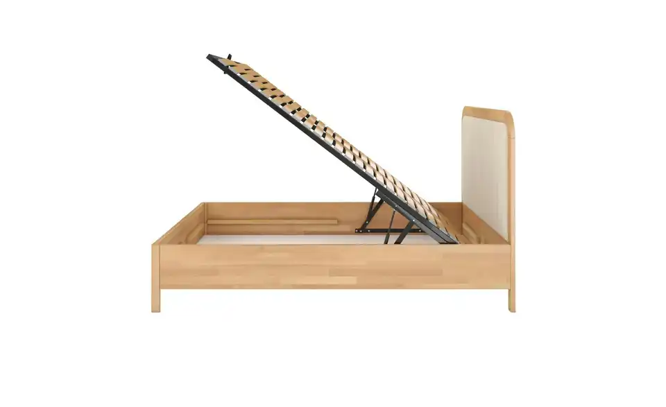 Massivholzbett Modena, Profilansicht
