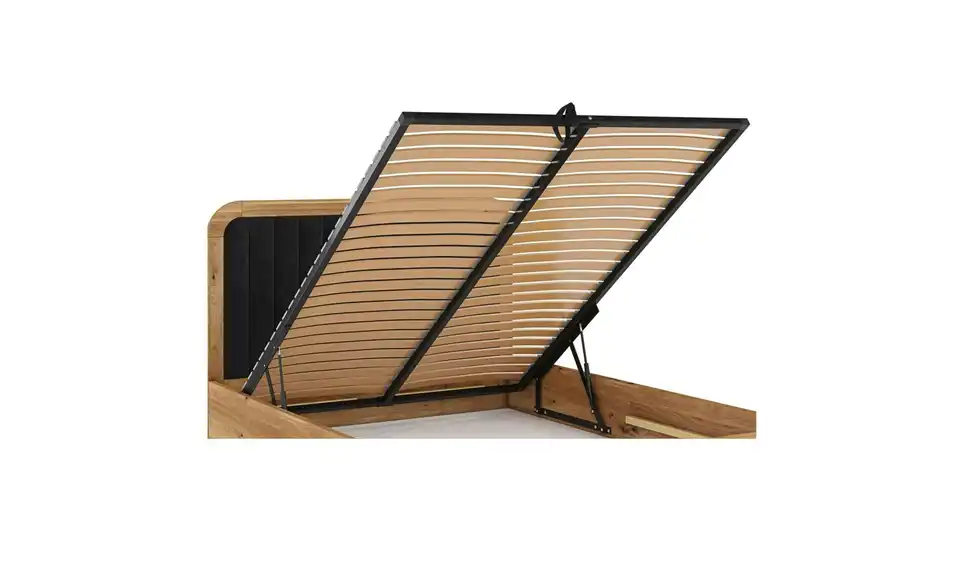 Massivholzbett Modena, Detailansicht