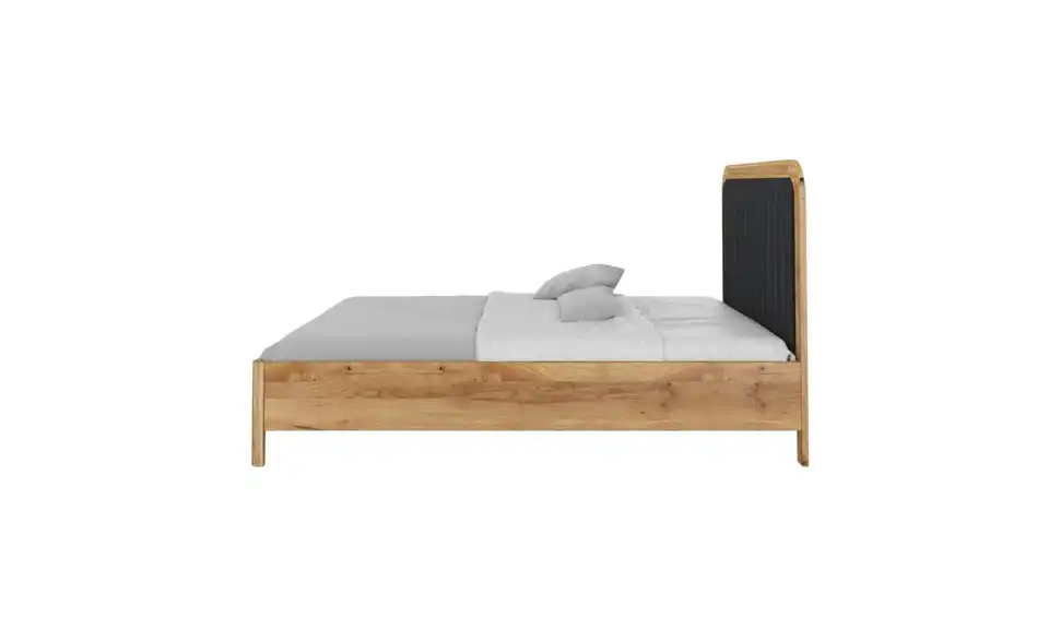 Massivholzbett Modena, Profilansicht
