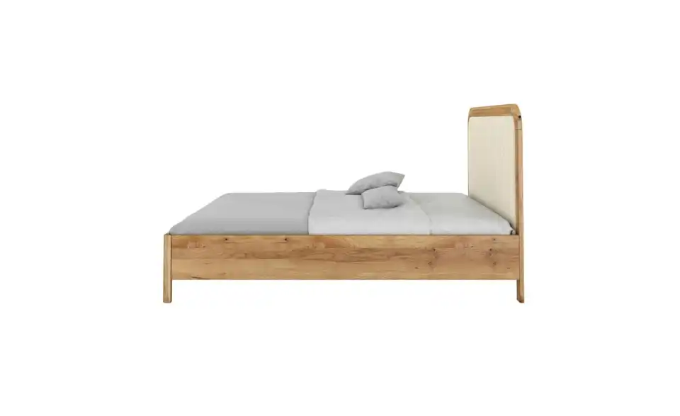 Massivholzbett Modena, Profilansicht