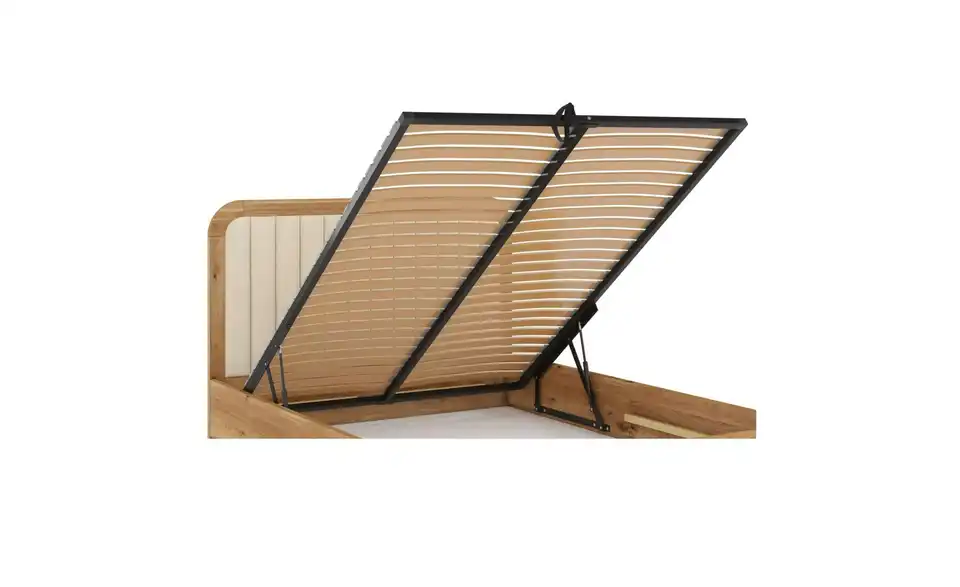 Massivholzbett Modena, Detailansicht