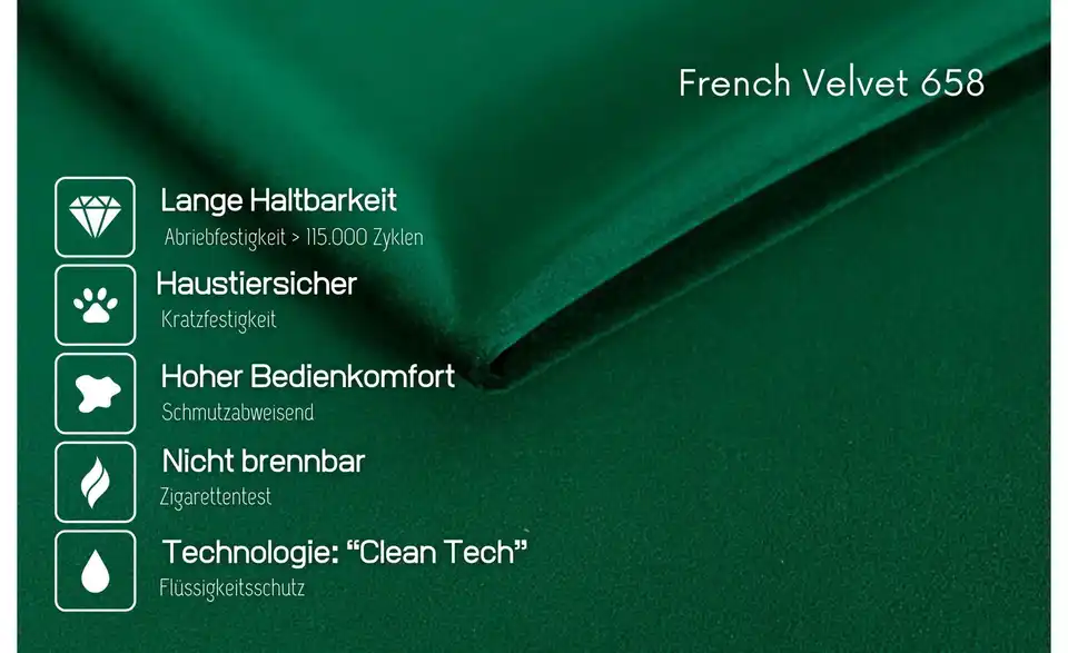 Massivholzbett Frida nussbaumfarben, Stoffstruktur