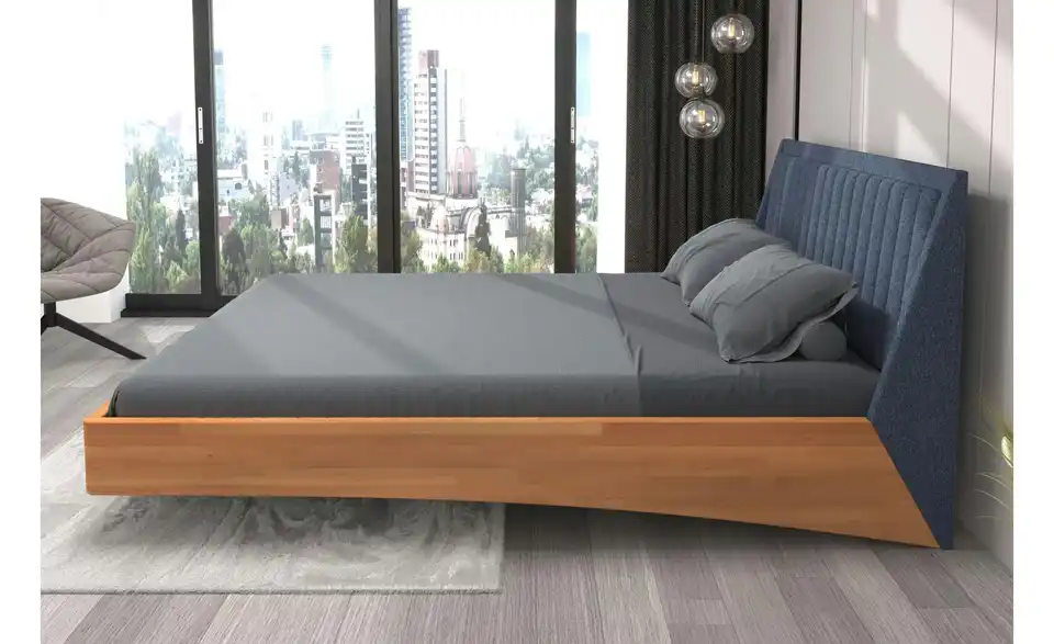 Massivholzbett Ulf Buche, in Wohnsituation