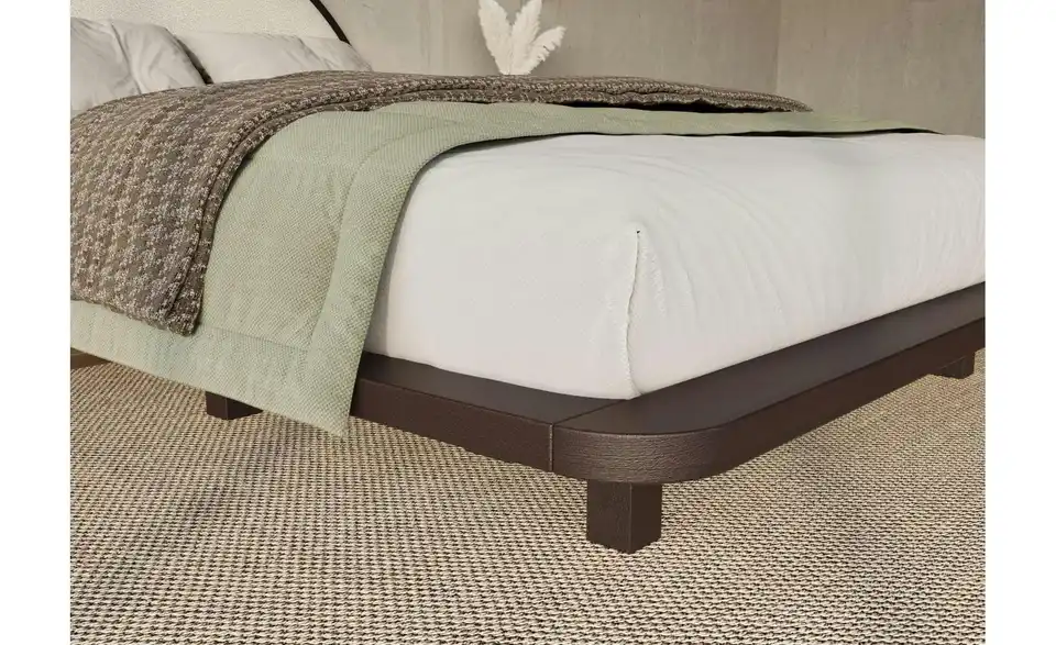 Massivholzbett Wenge 120x200, Detailansicht