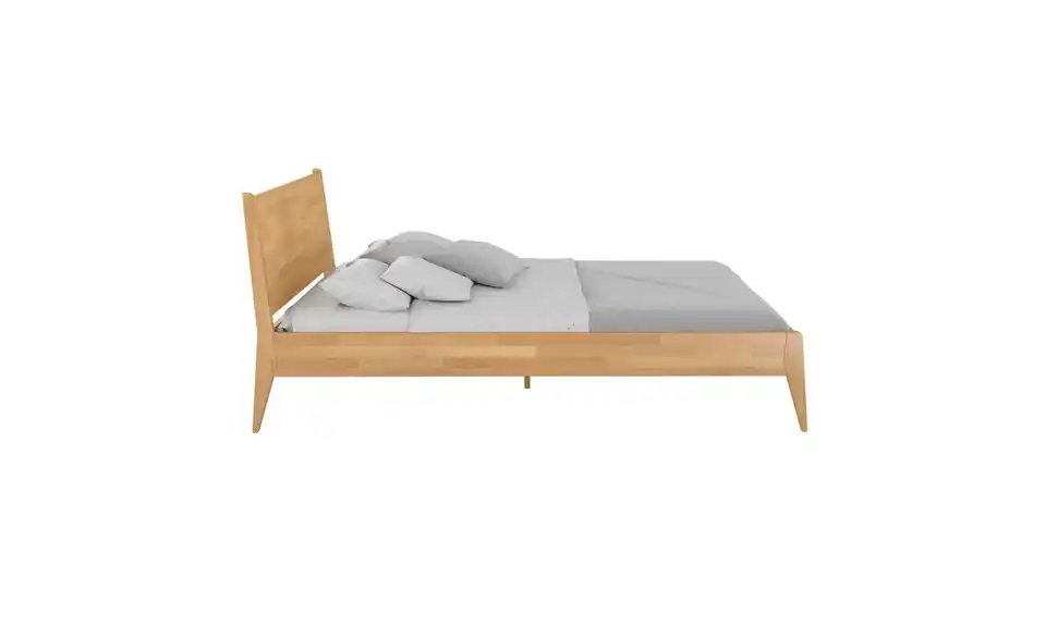 Massivholzbett Radom Buche, Profilansicht