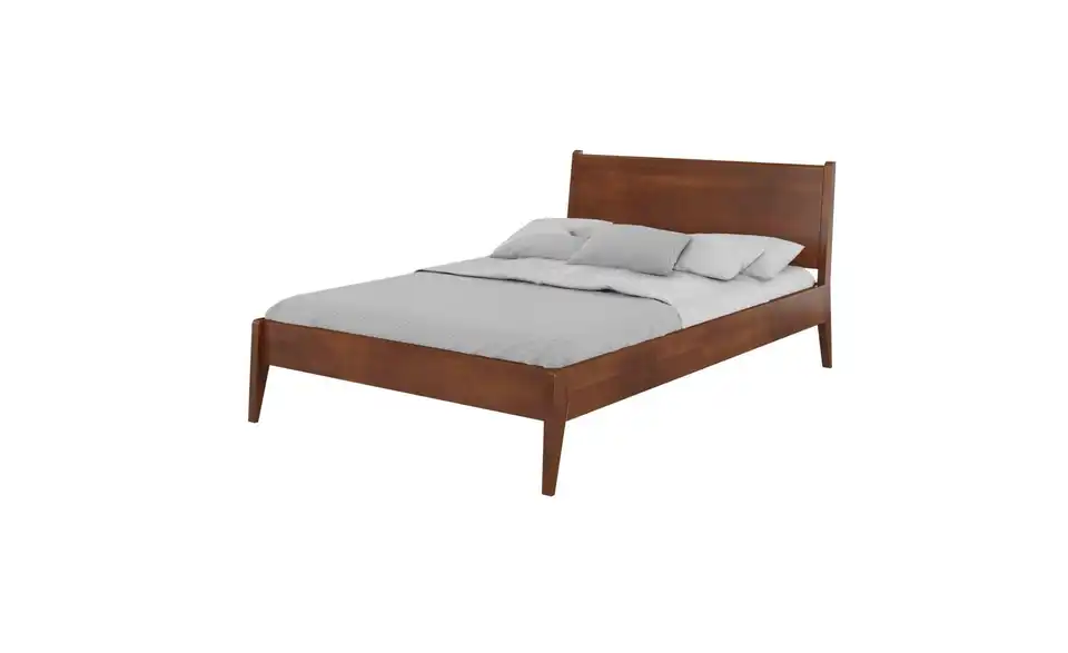 Massivholzbett Radom nussbaumfarben, Perspektive