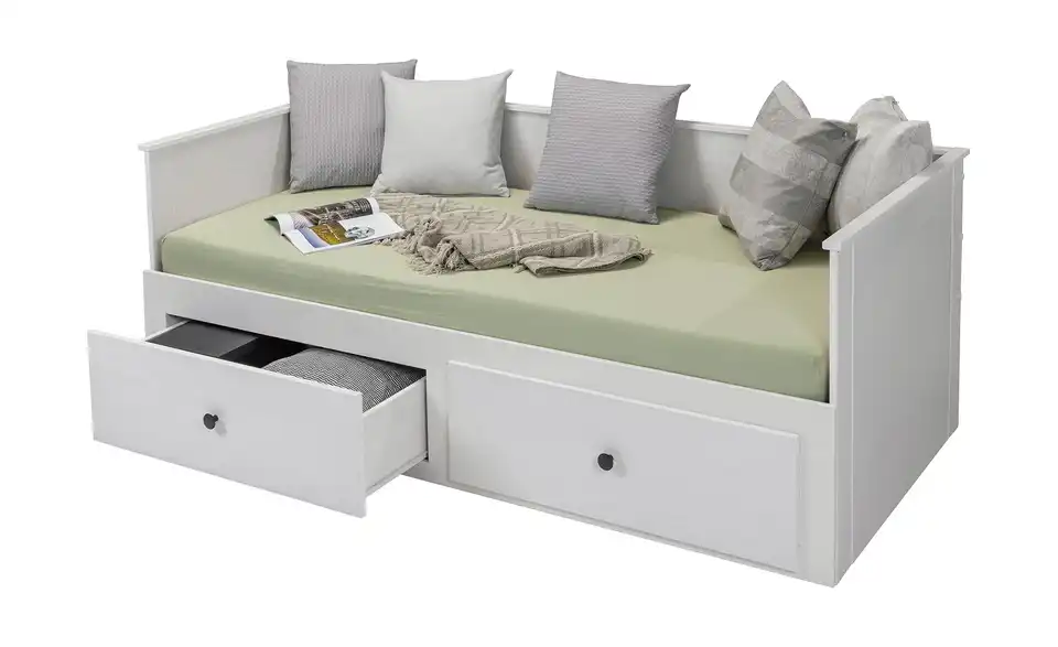Tagesbett mit Ausziehfunktion Merton, geöffnet