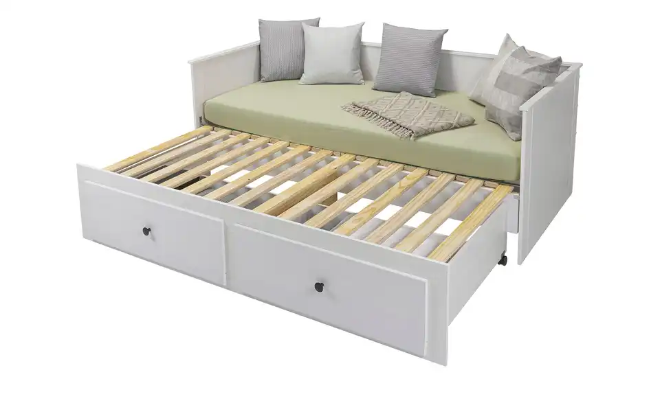 Tagesbett mit Ausziehfunktion Merton, geöffnet