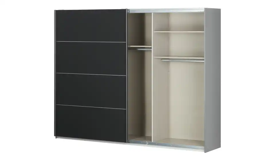 Schwebetürenschrank Marie, geöffnet