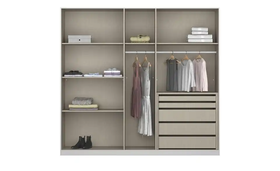 Drehtürenschrank Monostar, Detailansicht