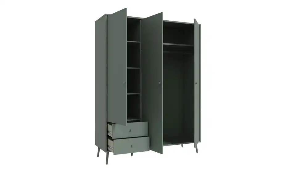 Kleiderschrank Hemsby, geöffnet