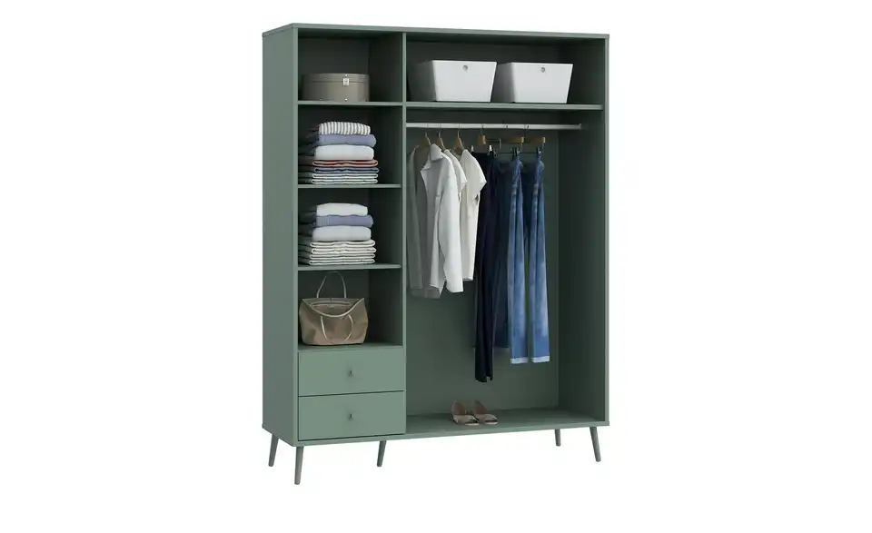 Kleiderschrank Hemsby, geöffnet