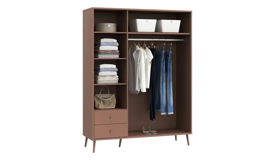 Kleiderschrank Hemsby, geöffnet