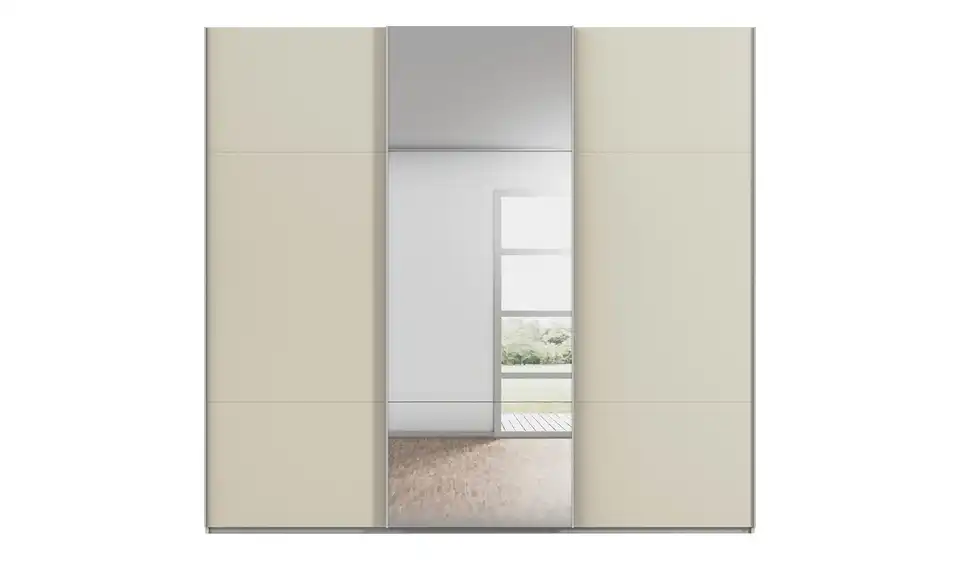 Schwebetürenschrank Regina inklusive Zubehör, Frontansicht