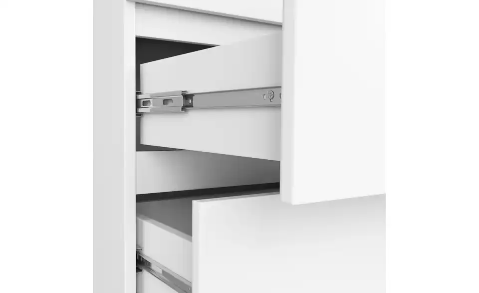 Drehtürenschrank Oda mit 2 Schubladen, Detailansicht