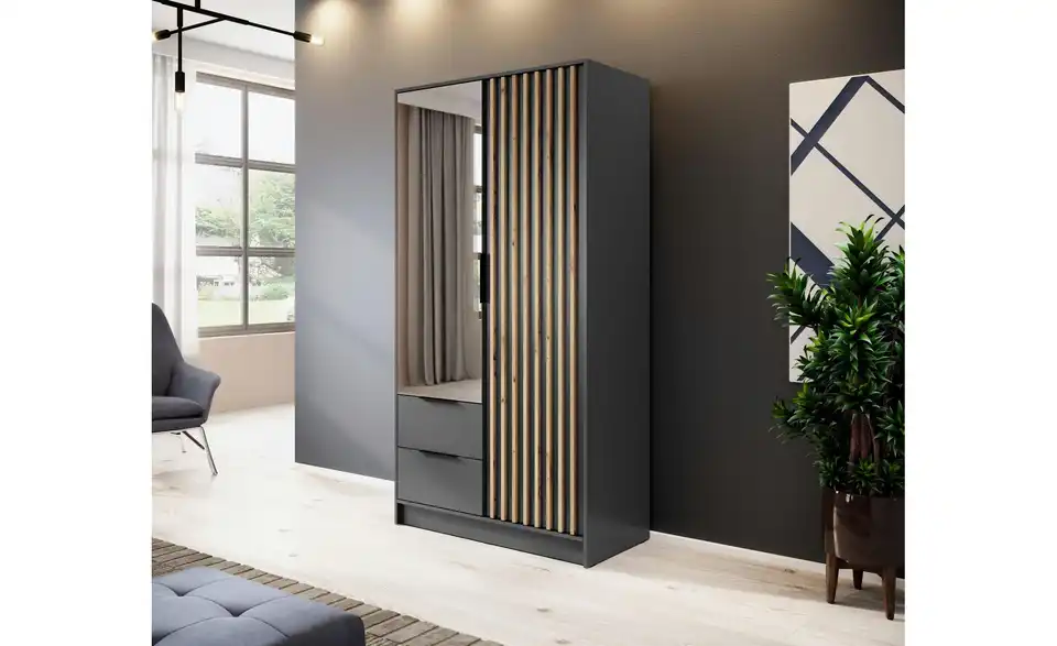 Drehtürenschrank Nelly, in Wohnsituation