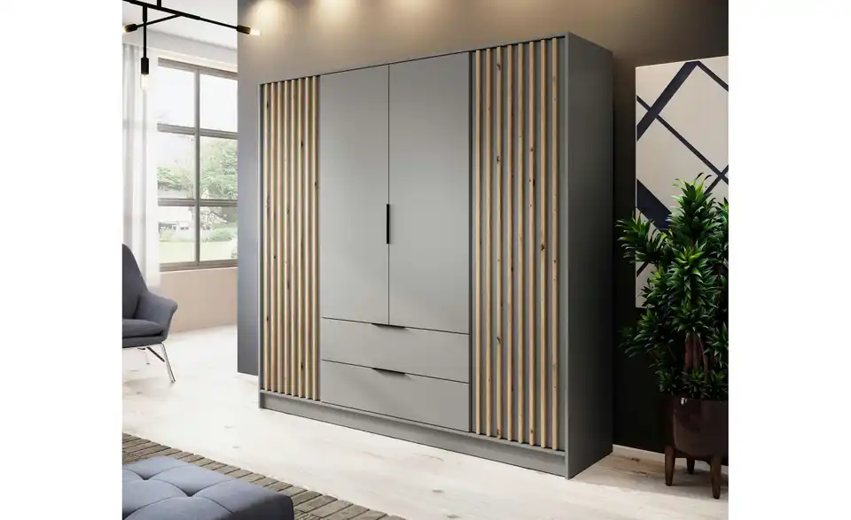 Drehtürenschrank Nelly, in Wohnsituation