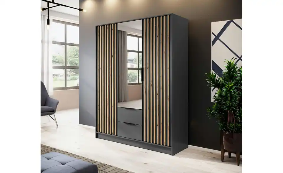 Drehtürenschrank Nelly, in Wohnsituation