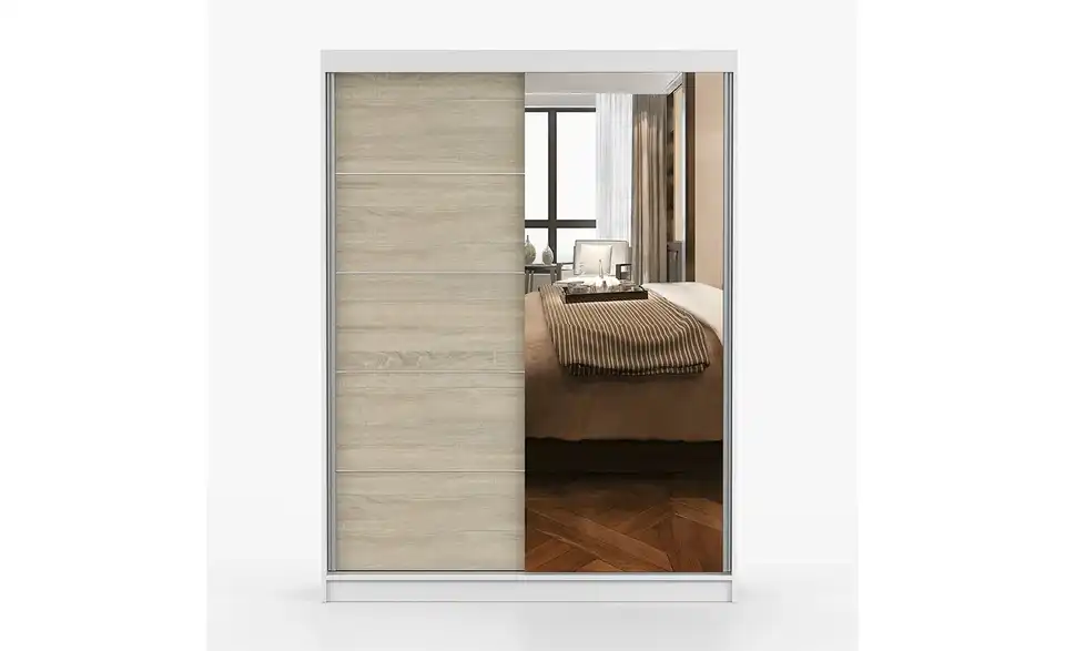 Schwebetürenschrank Vista 2-türig, Frontansicht