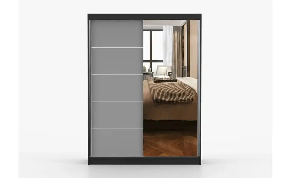 Schwebetürenschrank Vista 2-türig, Frontansicht