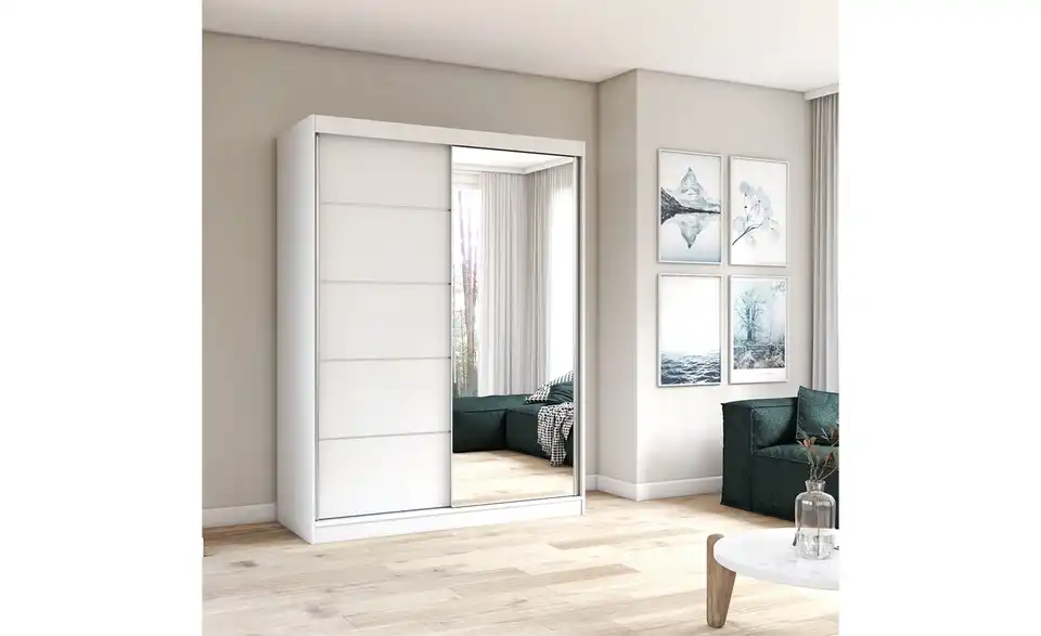 Schwebetürenschrank Vista 2-türig, in Wohnsituation