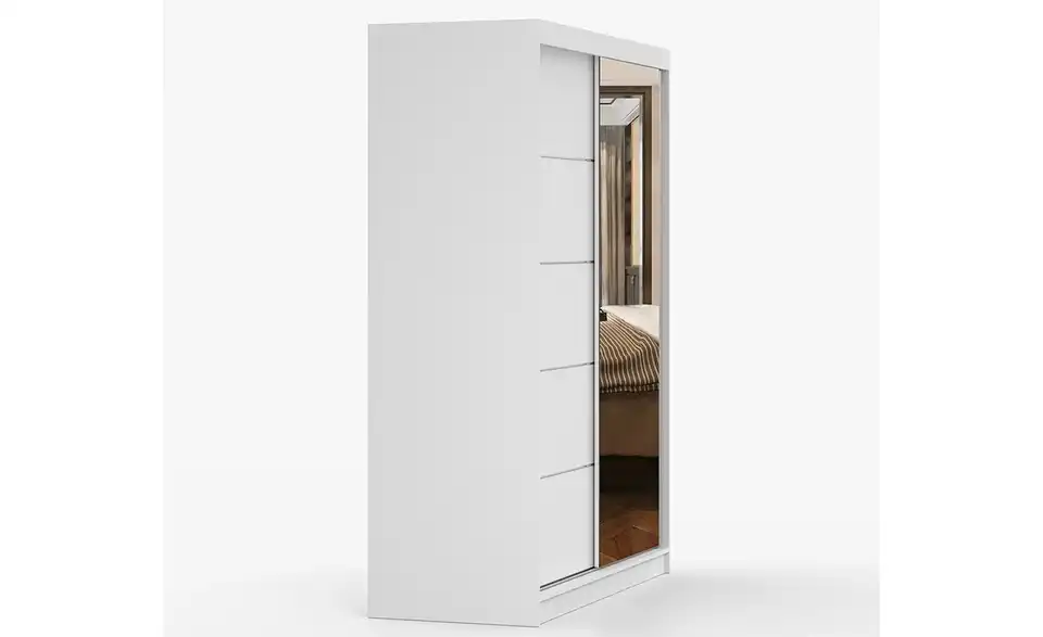 Schwebetürenschrank Vista 2-türig, Profilansicht