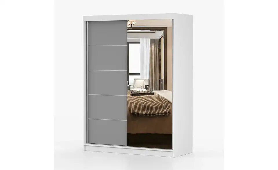 Schwebetürenschrank Vista 2-türig, Perspektive