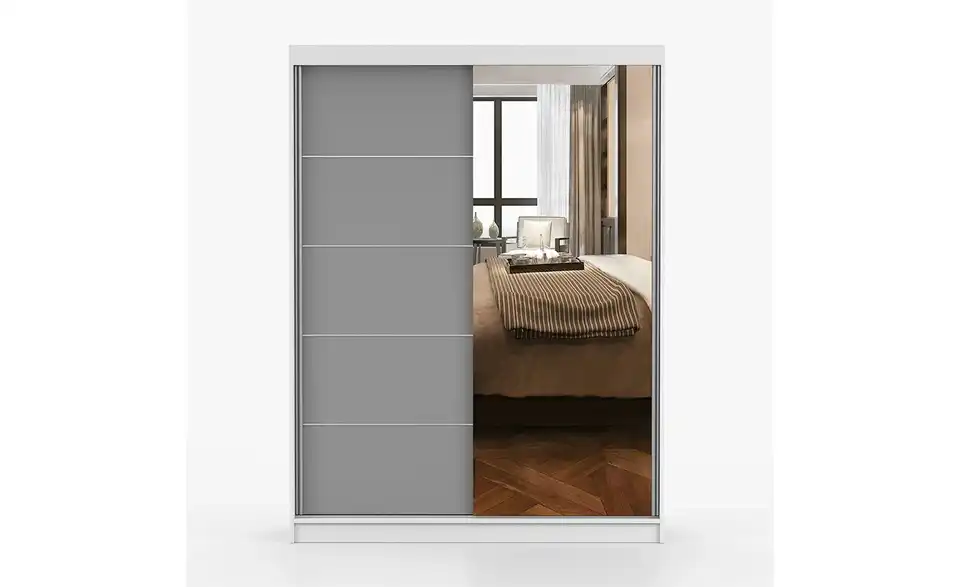 Schwebetürenschrank Vista 2-türig, Frontansicht