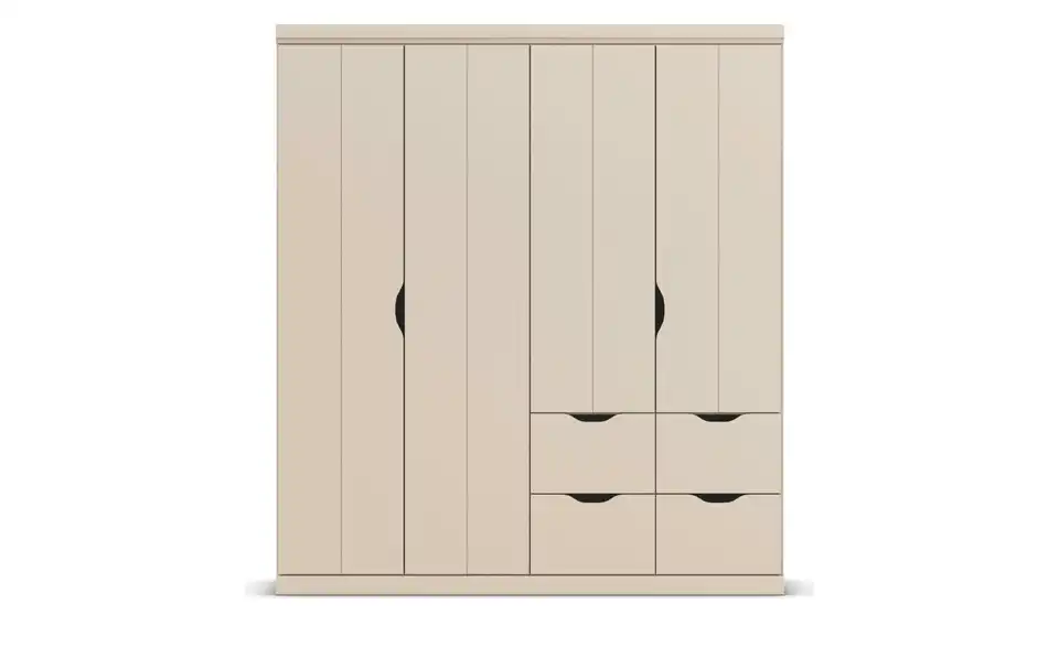 Kleiderschrank Frieda mit Schubladen, Frontansicht