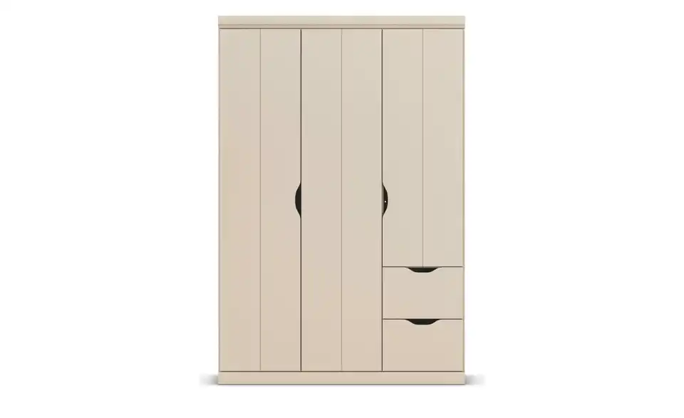 Kleiderschrank Frieda mit Schubladen, Frontansicht