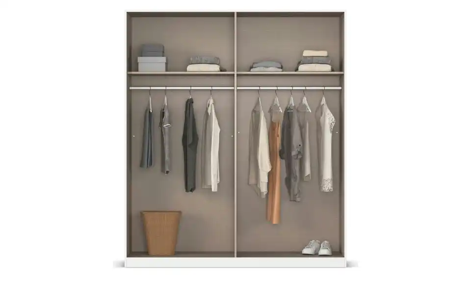 Kleiderschrank Frieda, geöffnet