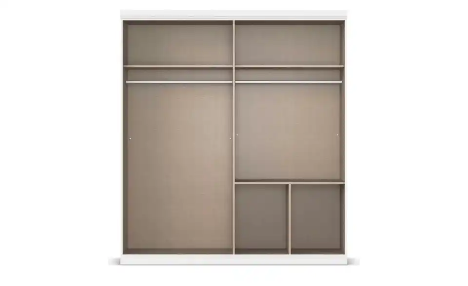 Kleiderschrank Frieda mit Schubladen, geöffnet