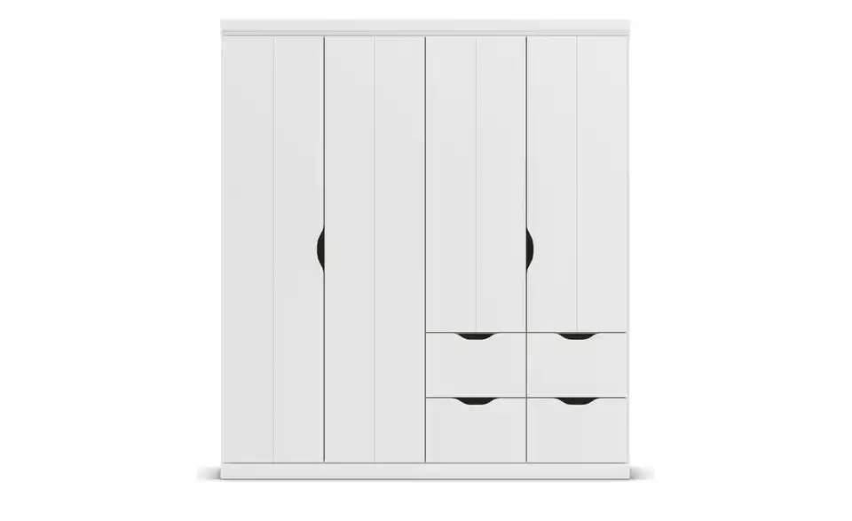 Kleiderschrank Frieda mit Schubladen, Frontansicht