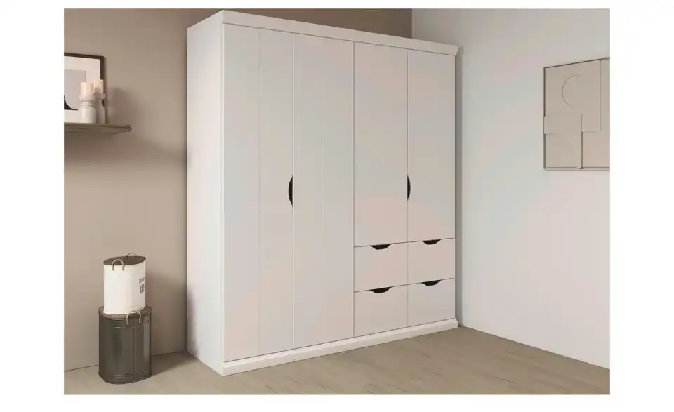 Kleiderschrank Frieda mit Schubladen, in Wohnsituation