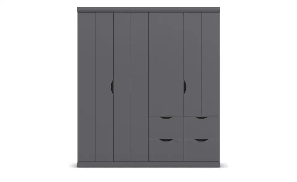 Kleiderschrank Frieda mit Schubladen, Frontansicht