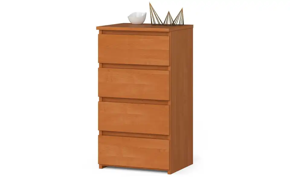 Kommode Carlo mit 4 Schubladen, Perspektive