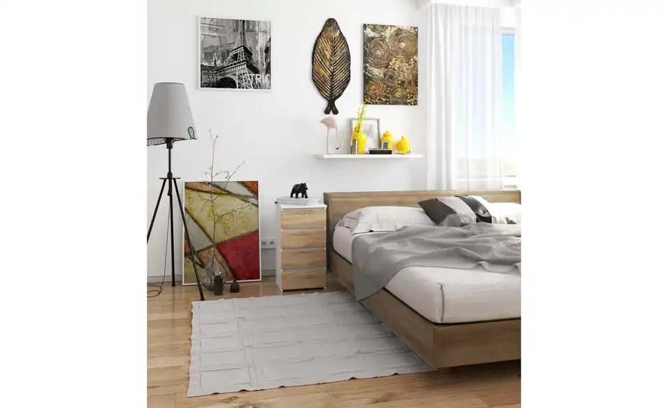 Kommode Carlo mit 4 Schubladen, in Wohnsituation