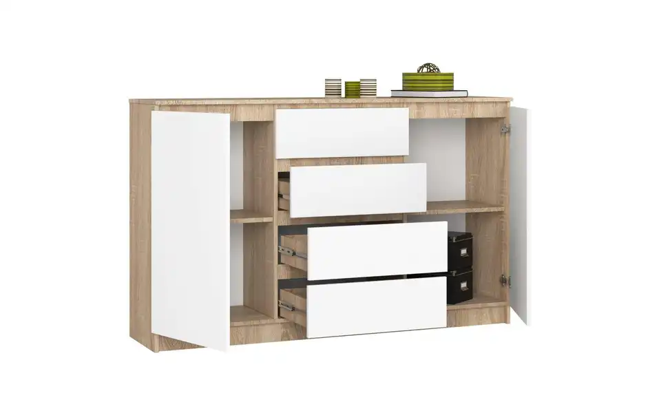 Highboard Kilian 160 cm breit, geöffnet