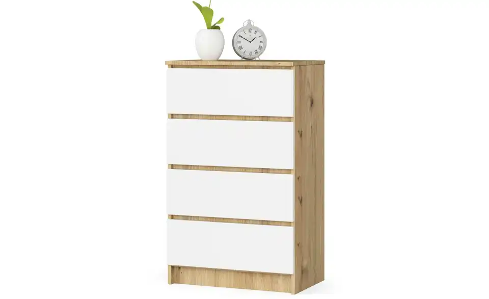 Kommode Kai mit 4 Schubladen, Perspektive