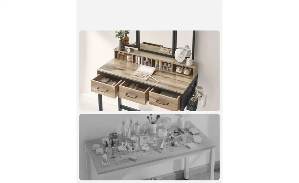 Schminktisch, Detailansicht